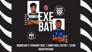 Exeter vs Bath | Men's BUCS Super Rugby