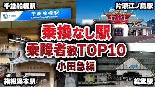 人気爆発！？小田急で乗換がない駅限定、驚異の乗降客数TOP10を発表！【ゆっくり解説】