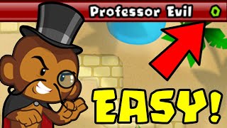 Easily Beat the NEW Professor Evil Challenge... (Bloons TD Battles)