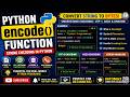 Python encode() Function | String Encoding in Python | UTF-8, ASCII & Unicode Explained