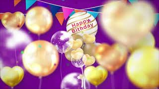 Happy Birthday Wishes In A Cute Animated Video. Motion Graphics, Greetings, Vfx, After Effects