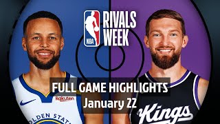 Golden State Warriors vs Sacramento Kings | Full Game Highlights | 22 January 2025