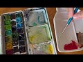 holbein artists’ watercolors review watercolor café sketch demo