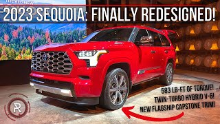 The 2023 Toyota Sequoia Is A Re-Imagined Electrified Flagship Family SUV