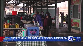 CNY Regional Market will be open tomorrow