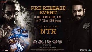 Amigos Pre- Release Event Chief Guest Jr NTR | Ashika Ranganath | Rajendra Reddy