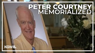 Family, friends and colleges honor Peter Courtney at memorial service