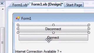 Visual Basic 2008 Disconnect From Internet