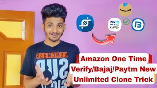 Amazon Unlimited One Time UPI Trick 🔥🔥 B@jaj/Paytm Unlimited Clone Trick With UPI Fresh New Trick 🤑🤑