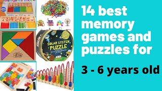 Best memory games for 3 to 6 years old