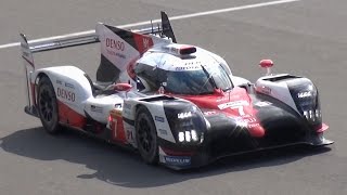 Toyota TS050 Hybrid LMP1 Sound - 2017 WEC Prologue at Monza Circuit!