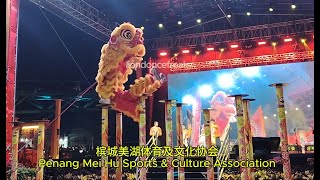 2024 Lion Dance Festival - Acrobatic Lion Dance by 槟城美湖体育及文化协会 Penang Mei Hu Association