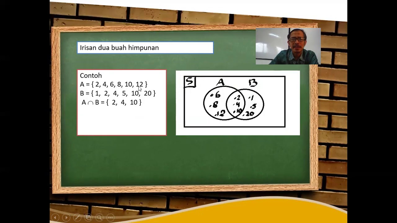 MATEMATIKA KELAS 7 ( HIMPUNAN PART 2 IRISAN DAN GABUNGAN ) BY ...