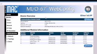 002 MI/O-67® AOI Connection and Setup