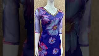 Organza kurti