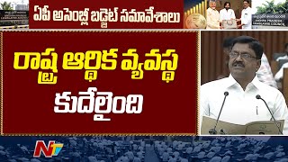 వైసీపీ పాలనలో ఆర్థిక అరాచకం జరిగింది | AP Budget | Minister Payyavula Keshav | Ntv