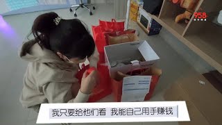 因遇家暴携儿女徒步越堤 单亲妈妈制作新年糕饼养家