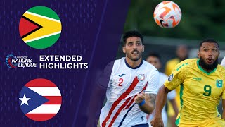 Guyana vs Puerto Rico: Extended Highlights | CONCACAF Nations League | CBS Sports Golazo