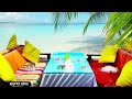 Seaside Cafe Jazz Music | Relaxing Jazz Music and Smooth Sea Waves Sounds for Relaxation, Sleep