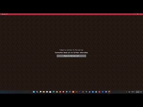 Fixed Minecraft Connection timed out: no further information | Failed to connect to the server