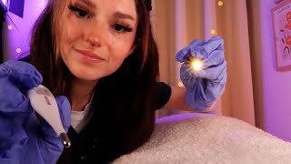 ASMR Bedside Night Nurse Takes Care of You | Medical Exam, Personal Attention &