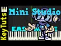 Mini Studio [Deltarune: Chapter 2] by Toby Fox - Easy Mode [Piano Tutorial] (Synthesia)