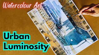 Urban Luminosity | How to Paint a Cityscape in Watercolour | Landscape Design