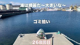 [ゴミ拾い]めがさぶの地球を綺麗にVol268[海はきれいだぁ]