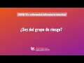 ¿Soy del grupo de riesgo? - COVID-19 y enfermedad inflamatoria intestinal