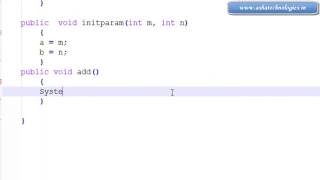 Java tutorials for beginners 9 Creating methods with parameters in java program