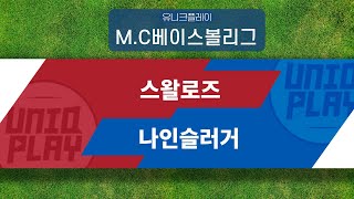 [유니크플레이] 스왈로즈 vs 나인슬러거 핫클립 | 01.08 | MC베이스볼