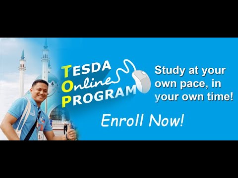 How To Enroll Tesda Online Program Free Online Training Youtube