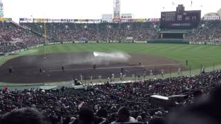 甲子園の グランド整備！