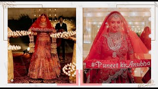 KAEVION Trending Customized Name Veil Bridal Red Net Wedding Dupatta | Chunni for Bride’s Entry