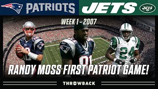 Randy Moss' FIRST Patriots Game! (Patriots vs. Jets 2007, Week 1)