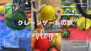 【vlog】クレーンゲームの旅！いろんなクレーンゲームをやってみたよ♪