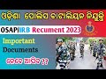 OSAP IRB Recruitment 2023 ! Odisha Battalion Recruitment 2023 ! Odisha Police Battalion Recruitment