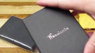 Travelambo Front Pocket Wallet Minimalist Wallet from Amazon Review and Unboxing