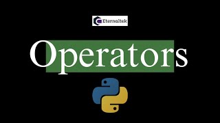 #007 Python Operators: A Comprehensive Guide #python #operator @7genacademy