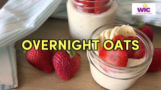 WIC Recipes -- OVERNIGHT OATS (English)