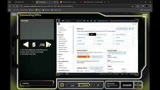 Cloud Quest AWS Connecting VPCs || AWS access portal