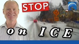 How to STOP Your Vehicle on ICE | Winter Driving Smart