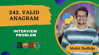 Valid Anagram - (LeetCode 242) Python || Important Interview Problem