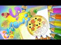 برنامج هيا نرسم - رسم بيتزا- الحلقة 20 | marah tv - قناة مرح
