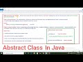 Abstract Class In Java with Realtime Example