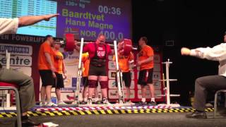 Hans M.Bårtvedt - 400kg squat EC2013