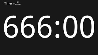 666 Minute Countdown Timer