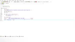 Array 1 Dimensi Count | Pemrograman C++