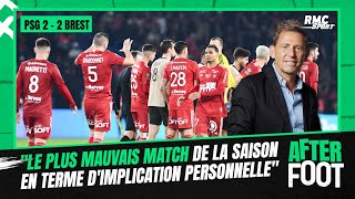 PSG 2-2 Brest: "Le plus mauvais match des Parisiens en terme d'implication personnelle", tacle Riolo