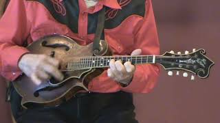 Linda Lou - Frank Wakefield playing his mandolin at home on January 23, 2021